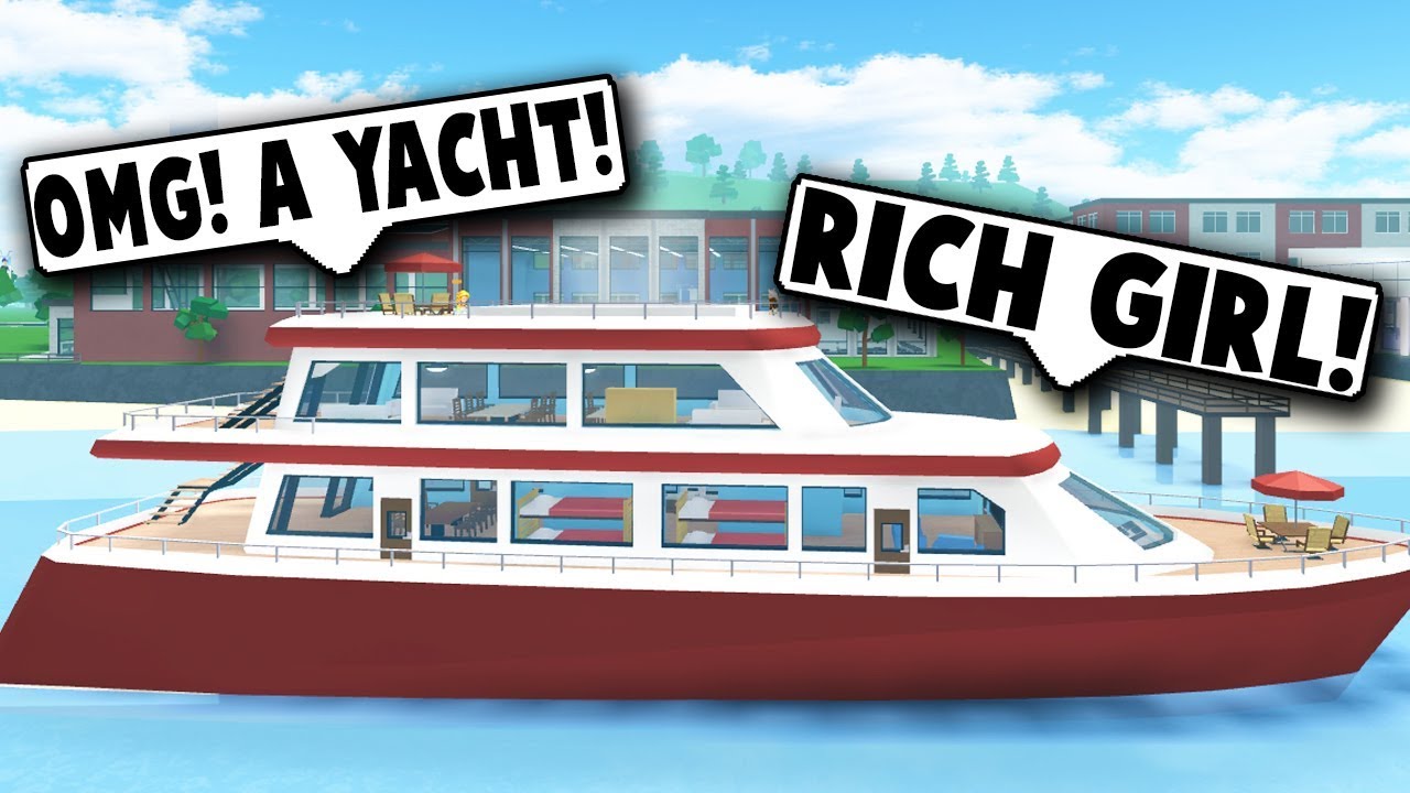 I Bought A Yacht Throwing A Epic Party Robloxian Highschool