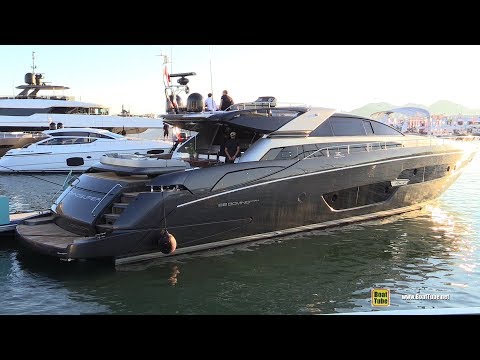 2019 Riva 88 Domino Super Luxury Yacht Deck Interior